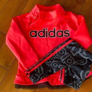 Girls matching adidas set